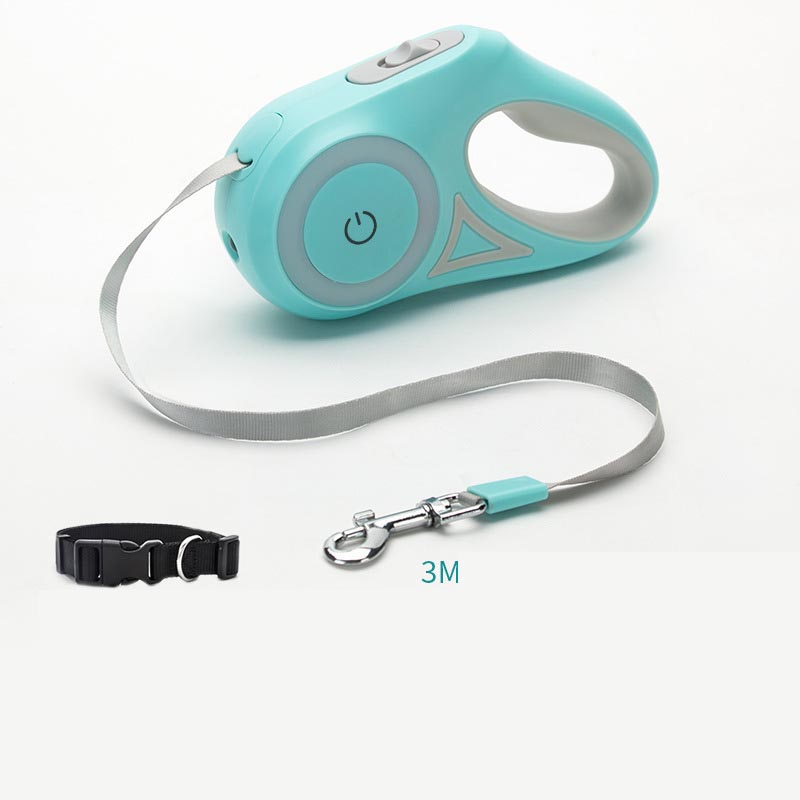 Automatische Hundeleine – Ausziehbar, mit Einhand-Bremssystem (3 m / 5 m)