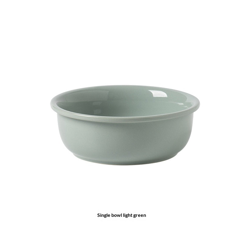 Katzennapf Keramik – Flache Futterschale im UFO-Design (300 ml)