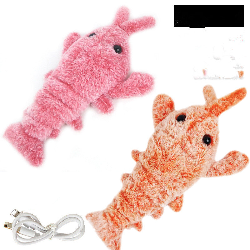 Interaktives Hummer-Katzenspielzeug – USB-aufladbar, beweglich & aus weichem Plüsch