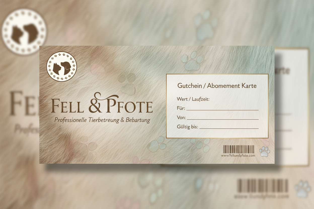Fell & Pfoten Gutschein
